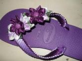 Chinelo de Macramê